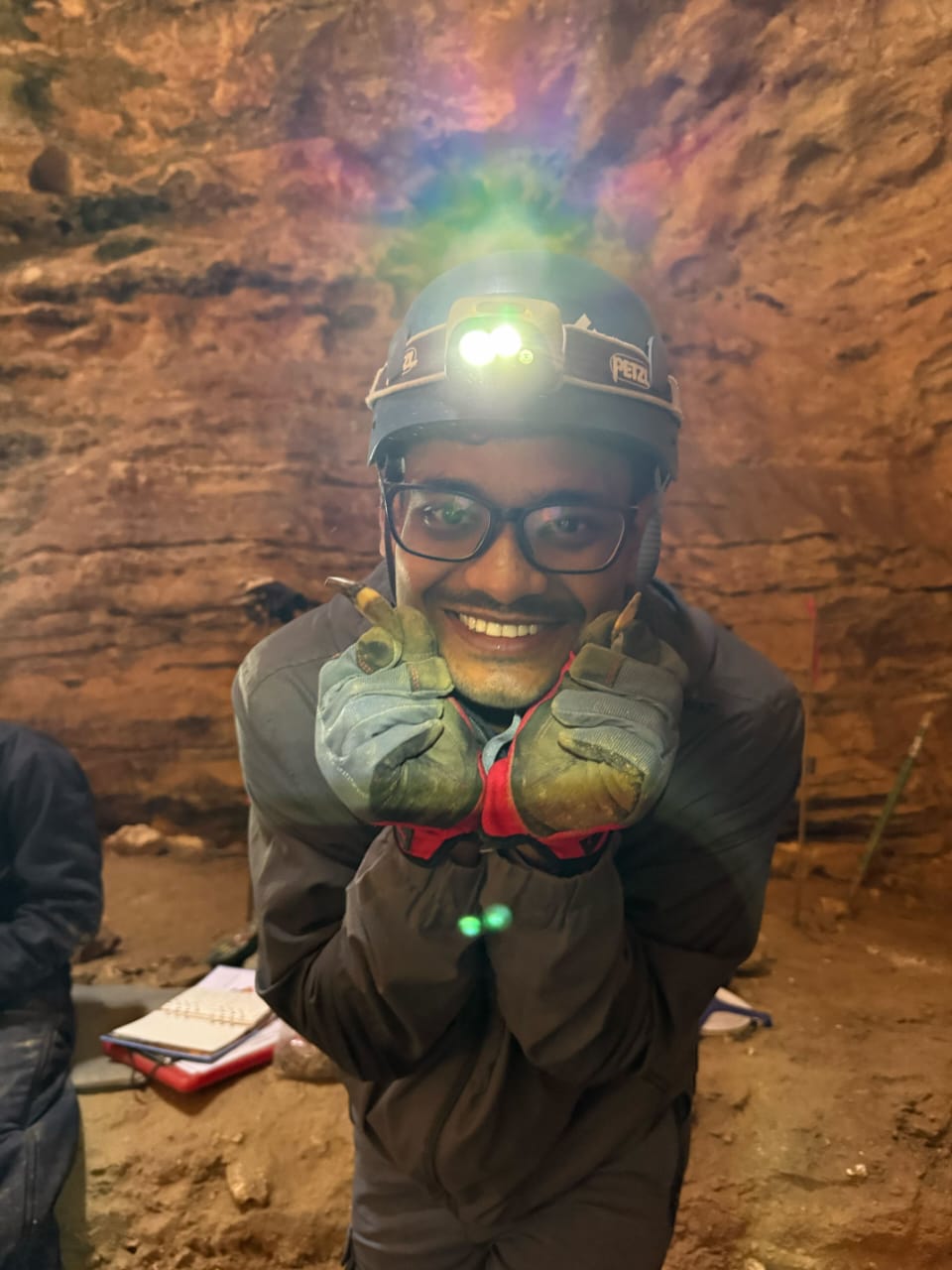 Me when I found my first mammal teeth fossils